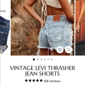 Vintage Levi Thrasher Jean Short